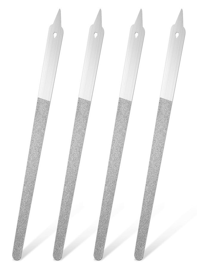 Thrymme 4 Diamond Deb Nail File, 6 Inch Diamond Nail Files for Women, Salon Home - Image 1